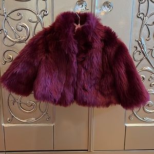Janie and Jack Faux Fur Coat